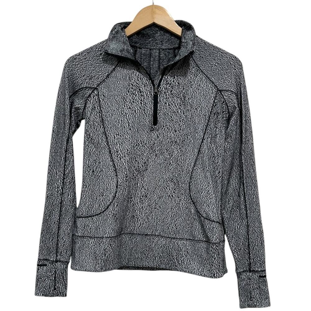 Lululemon rush hour 1/4 zip sweater womens size 6